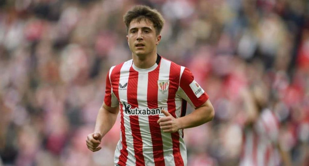 Mikel Jauregizar, durante un partido de esta temporada.