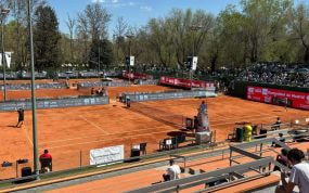 Panorámica del Open de la Comunidad de Madrid desde la pista central.