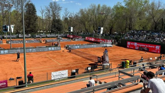 Panorámica del Open de la Comunidad de Madrid desde la pista central.