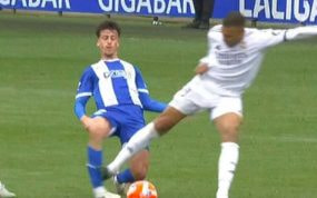 La entrada de Mbappé.