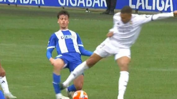 La entrada de Mbappé.