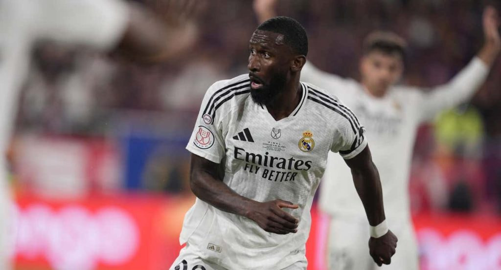 Antonio Rüdiger, durante la final de Copa del Rey.