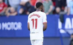 Lukebakio resultó expulsado del Osasuna-Sevilla de la jornada 33 y la Justicia le ha quitado el castigo.