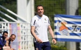 Sergio Franscico, entrenador de la Real Sociedad hasta 2027.