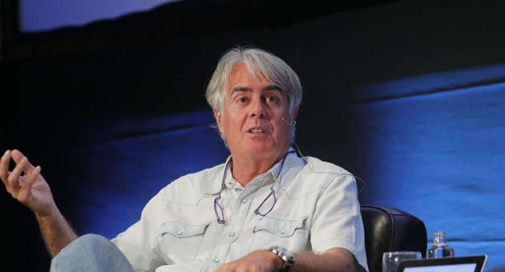 Siro López, en una charla.
