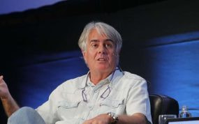 Siro López, en una charla.
