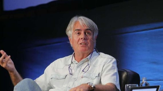 Siro López, en una charla.