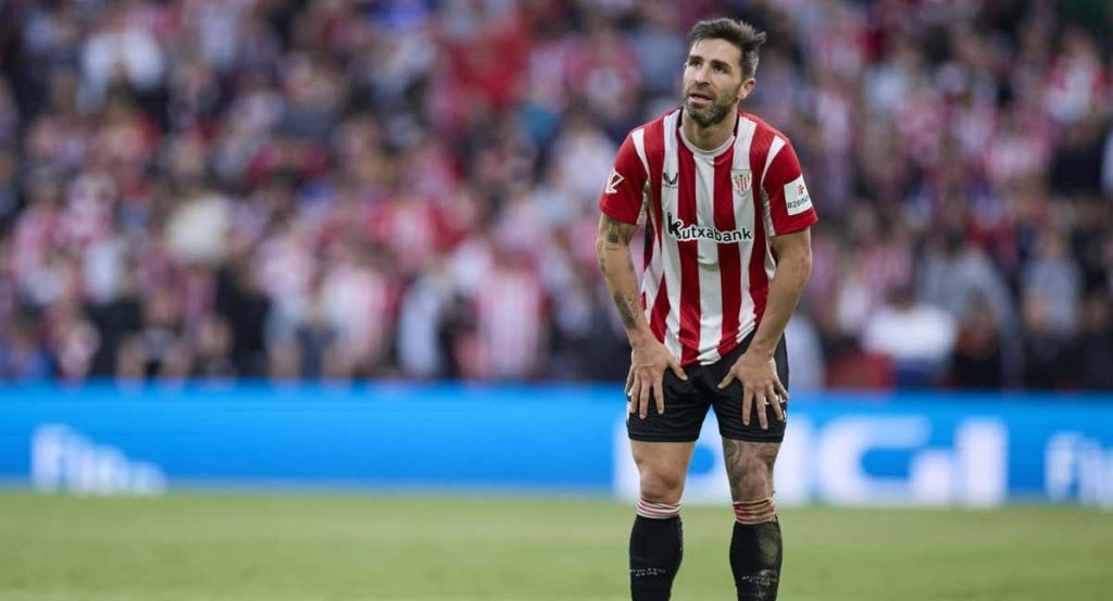 Yeray Álvarez, durante un partido del Athletic Club.