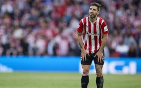 Yeray Álvarez, durante un partido del Athletic Club.