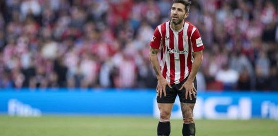 Yeray Álvarez, durante un partido del Athletic Club.