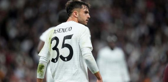 Asencio, durante un partido.