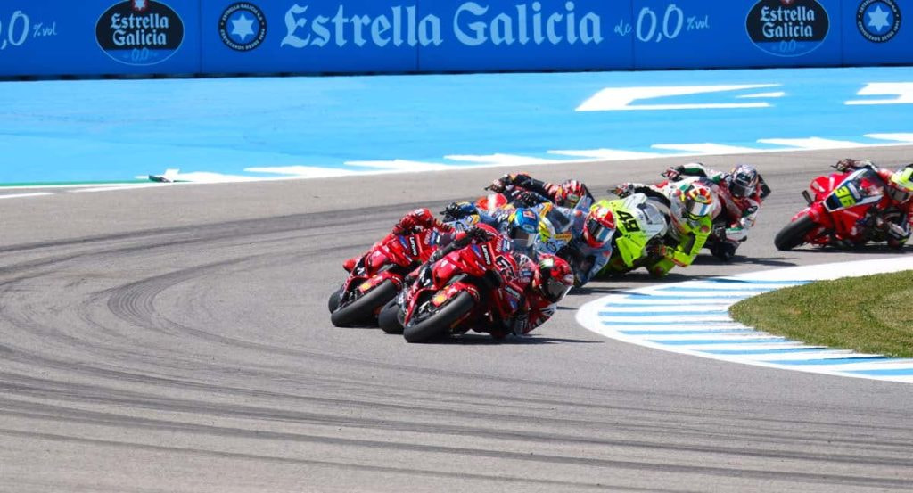 Parrilla de MotoGP en Jerez.