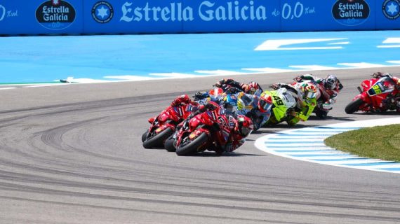 Parrilla de MotoGP en Jerez.