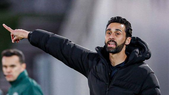 Arbeloa, en un partido con el Juvenil A.