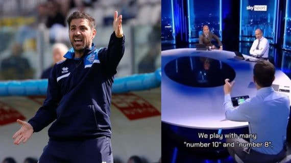 Cesc Fàbregas, entrenador del Como en la Serie A.