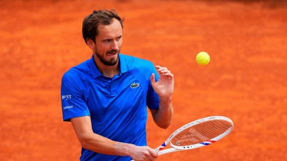 Daniil Medvedev en Roma.