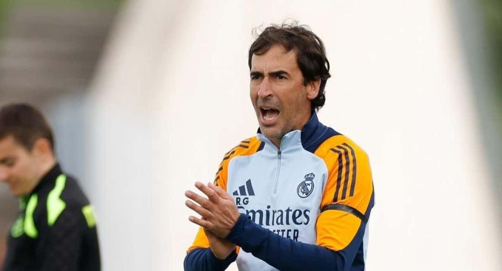 Raúl González, durante el Castilla-Marbella.
