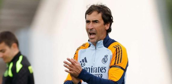 Raúl González, durante el Castilla-Marbella.