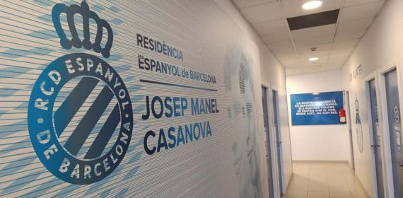 Pasillo de la Residencia Josep Manel Casanova.