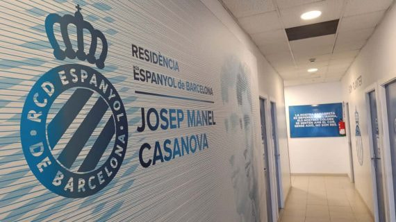 Pasillo de la Residencia Josep Manel Casanova.
