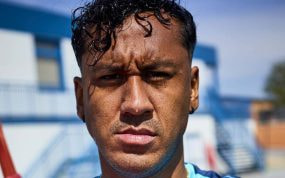 Renato Tapia posa para la entrevista.