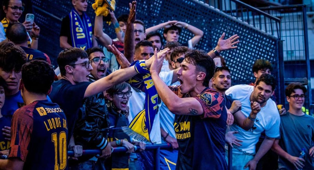 UCAM Murcia celebra su pase a la final.