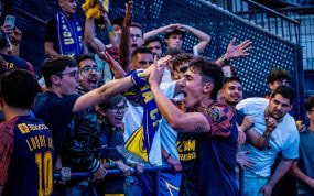 UCAM Murcia celebra su pase a la final.
