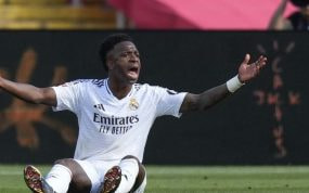 Vinicius Júnior, durante El Clásico.
