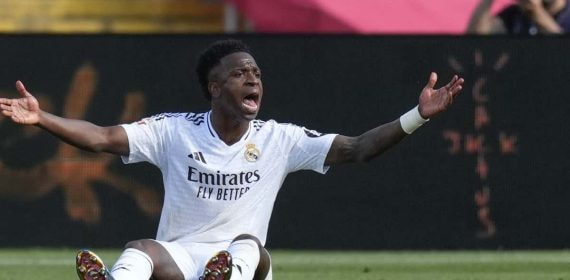 Vinicius Júnior, durante El Clásico.