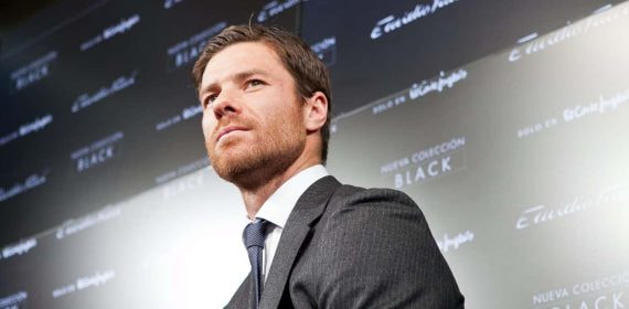 Xabi Alonso, en un acto de una marca de ropa.