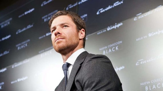 Xabi Alonso, en un acto de una marca de ropa.