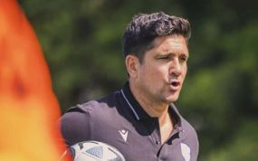 Xisco Muñoz, en un entrenamiento.