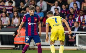 Abde en un partido de Liga ante el Cádiz.