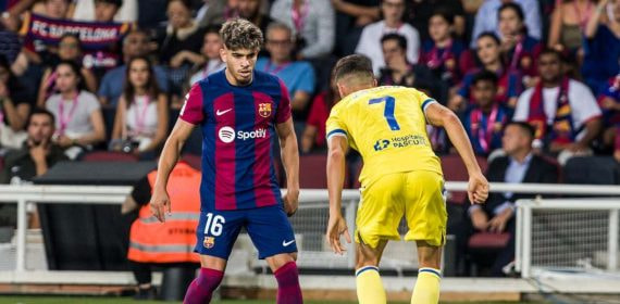 Abde en un partido de Liga ante el Cádiz.