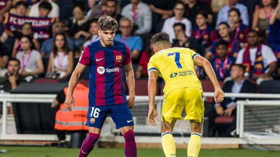 Abde en un partido de Liga ante el Cádiz.