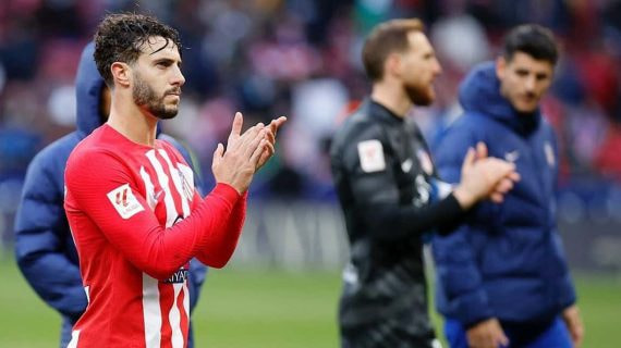 Mario Hermoso, en su etapa como jugador del Atlético.
