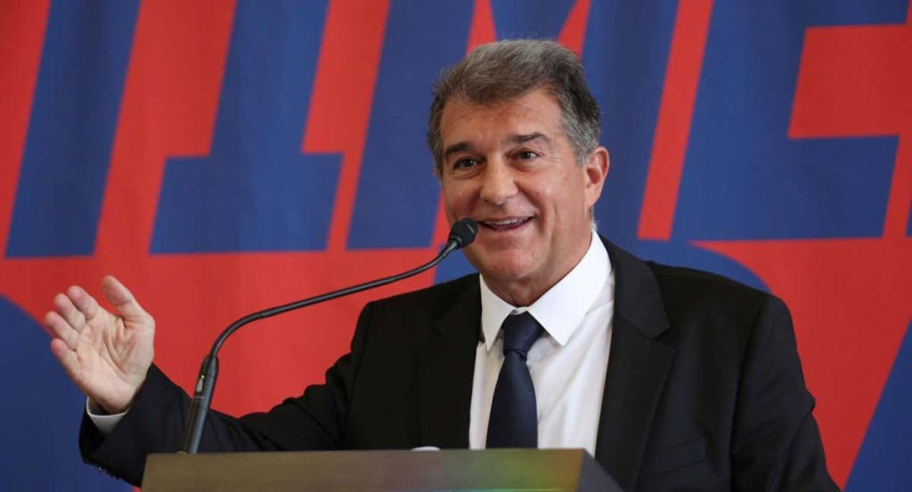 El presidente del FC Barcelona, Joan Laporta.
