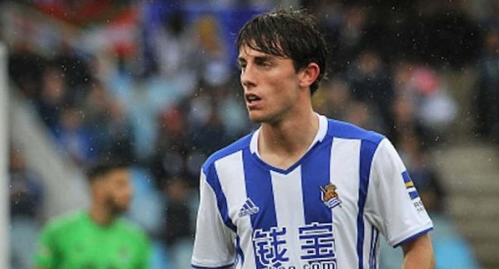 Álvaro Odriozola en su primera etapa en la Real Sociedad.