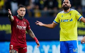 Chimy Avila, en un partido de Osasuna.