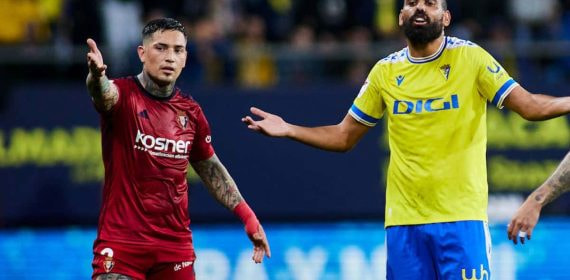 Chimy Avila, en un partido de Osasuna.