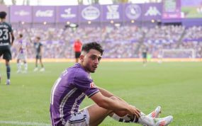 Raúl Moro, en un partido con el Valladolid.