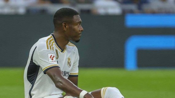 Alaba, con el Real Madrid.