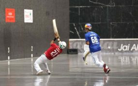 Un partido del Jai Alai Winter Series del pasado 2021.