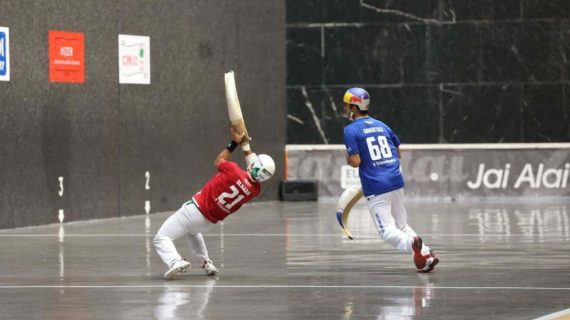 Un partido del Jai Alai Winter Series del pasado 2021.