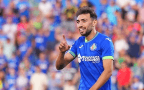 Munir, durante un partido del Gtefae.