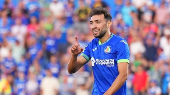 Munir, durante un partido del Gtefae.