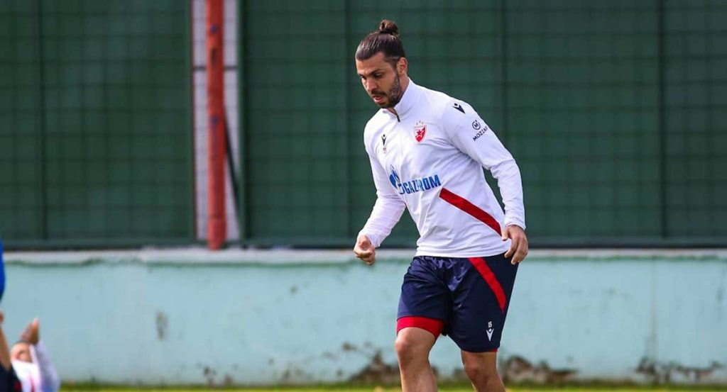Aleksandar Dragovic en un entrenamiento.