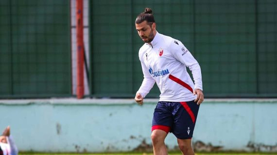 Aleksandar Dragovic en un entrenamiento.