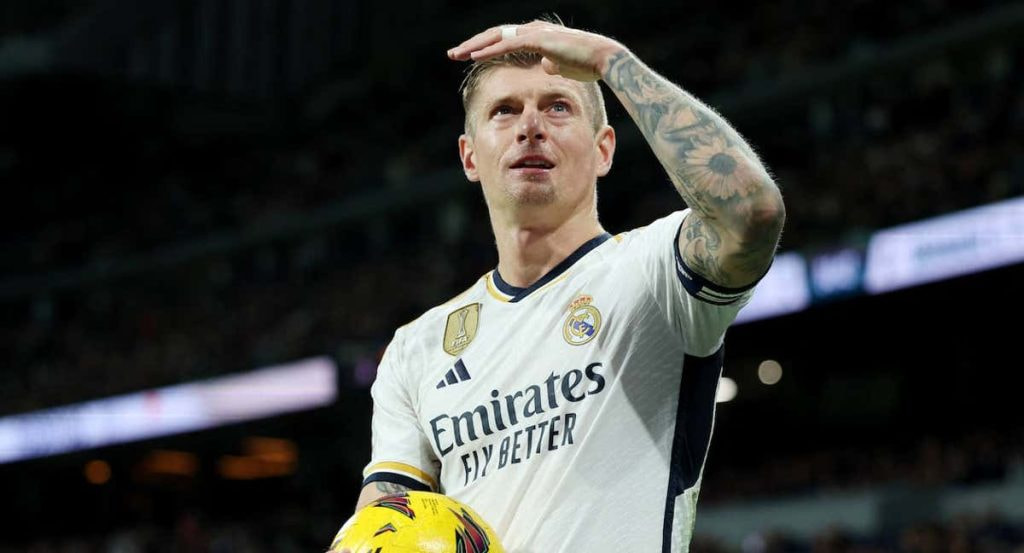 Toni Kroos, en el Santiago Bernabéu.