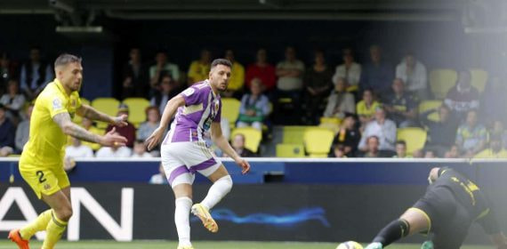 Amallah durante un partido con el Valladolid.
